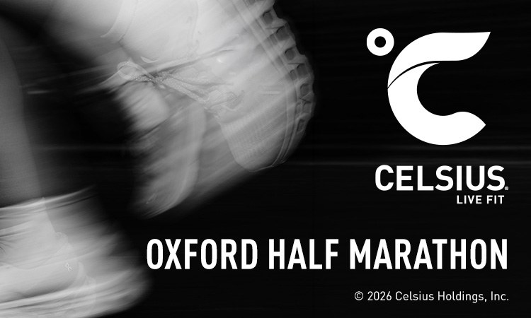Celsius — Live Fit, official partner of the Oxford Half Marathon